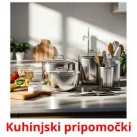 Kuhinjski pripomočki picture flashcards