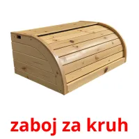 zaboj za kruh picture flashcards