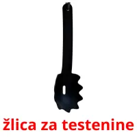 žlica za testenine picture flashcards