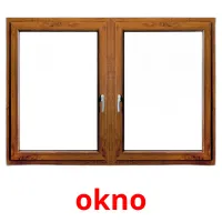 okno picture flashcards