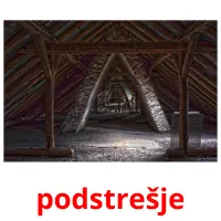 podstrešje picture flashcards