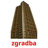 zgradba picture flashcards