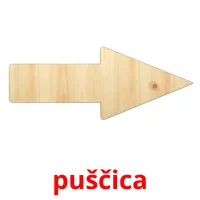 puščica cartes flash