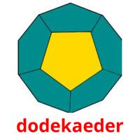 dodekaeder flashcards illustrate