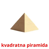 kvadratna piramida Tarjetas didacticas