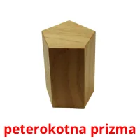 peterokotna prizma Tarjetas didacticas