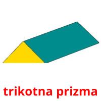 trikotna prizma flashcards illustrate