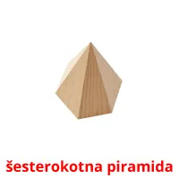 šesterokotna piramida Tarjetas didacticas