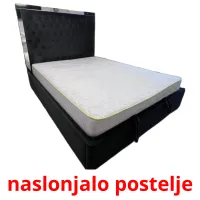 naslonjalo postelje picture flashcards