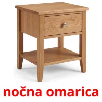 nočna omarica Tarjetas didacticas