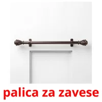 palica za zavese Tarjetas didacticas