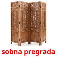 sobna pregrada Tarjetas didacticas
