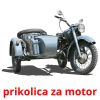 prikolica za motor Tarjetas didacticas