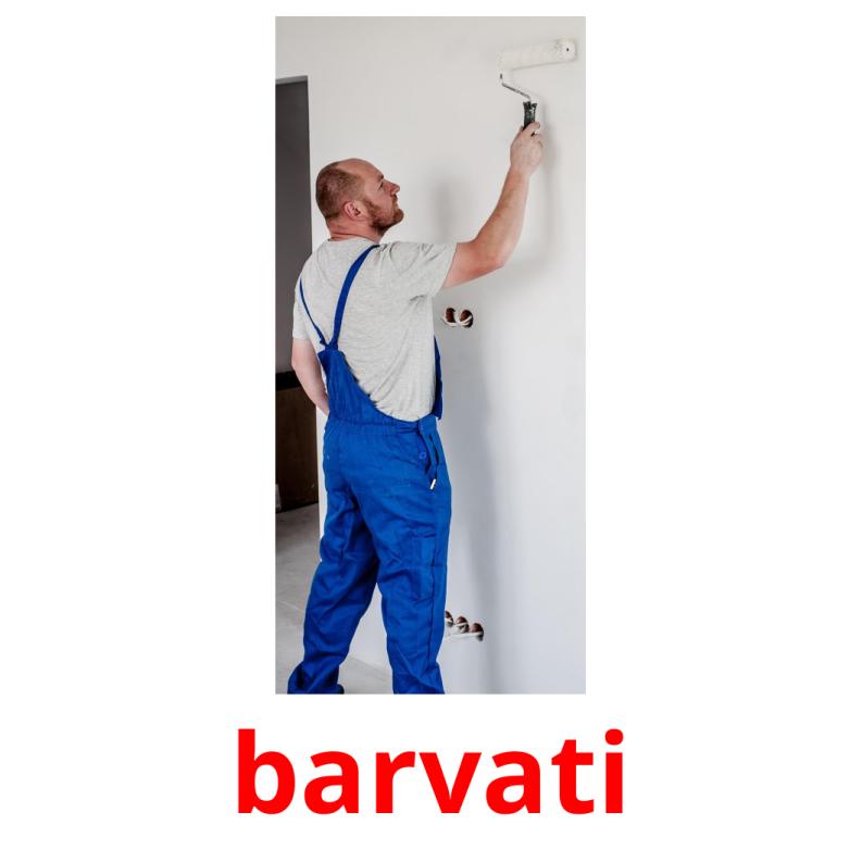 barvati flashcards illustrate