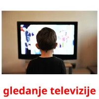 gledanje televizije ansichtkaarten