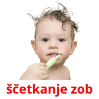 ščetkanje zob ansichtkaarten