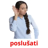 poslušati picture flashcards