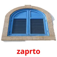 zaprto picture flashcards