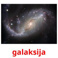galaksija flashcards illustrate