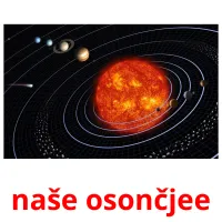 naše osončjee ansichtkaarten