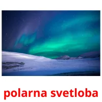 polarna svetloba ansichtkaarten