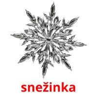 snežinka ansichtkaarten