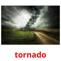 tornado Tarjetas didacticas