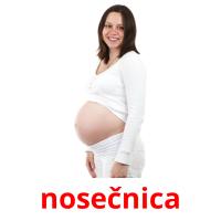 nosečnica picture flashcards