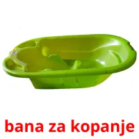 bana za kopanje picture flashcards