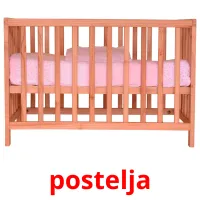 postelja picture flashcards