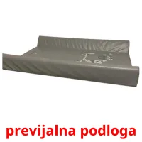 previjalna podloga picture flashcards