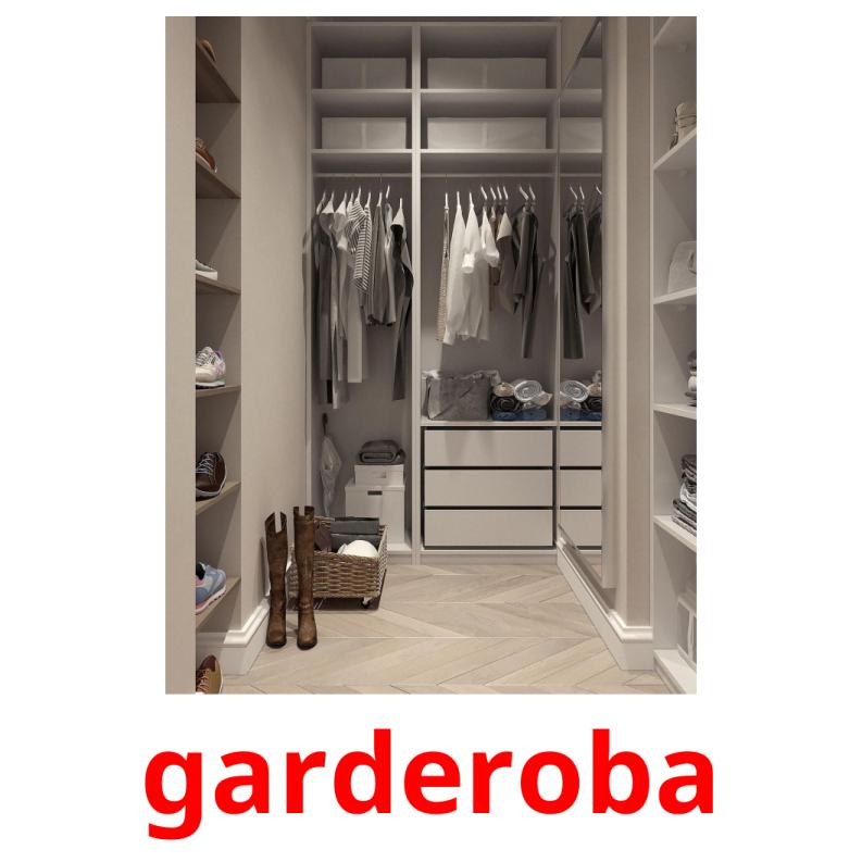 garderoba picture flashcards