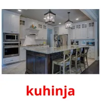 kuhinja picture flashcards