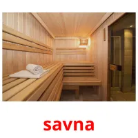 savna picture flashcards