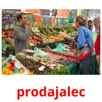 prodajalec Bildkarteikarten