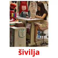 šivilja Bildkarteikarten