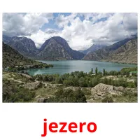 jezero picture flashcards