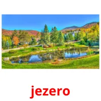 jezero picture flashcards