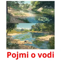 Pojmi o vodi picture flashcards