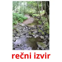 rečni izvir picture flashcards