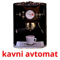 kavni avtomat picture flashcards