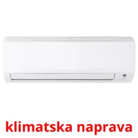 klimatska naprava picture flashcards