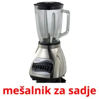 mešalnik za sadje picture flashcards
