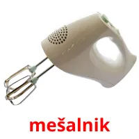 mešalnik picture flashcards
