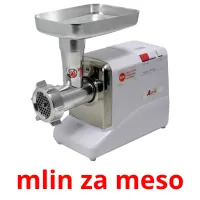 mlin za meso picture flashcards