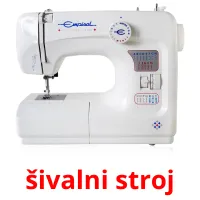 šivalni stroj picture flashcards