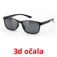 3d očala billedkort for børn med billeder