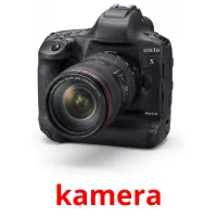 kamera billedkort for børn med billeder