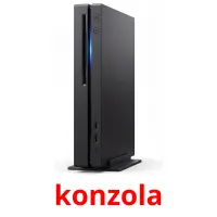 konzola billedkort for børn med billeder