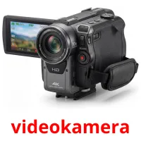 videokamera billedkort for børn med billeder